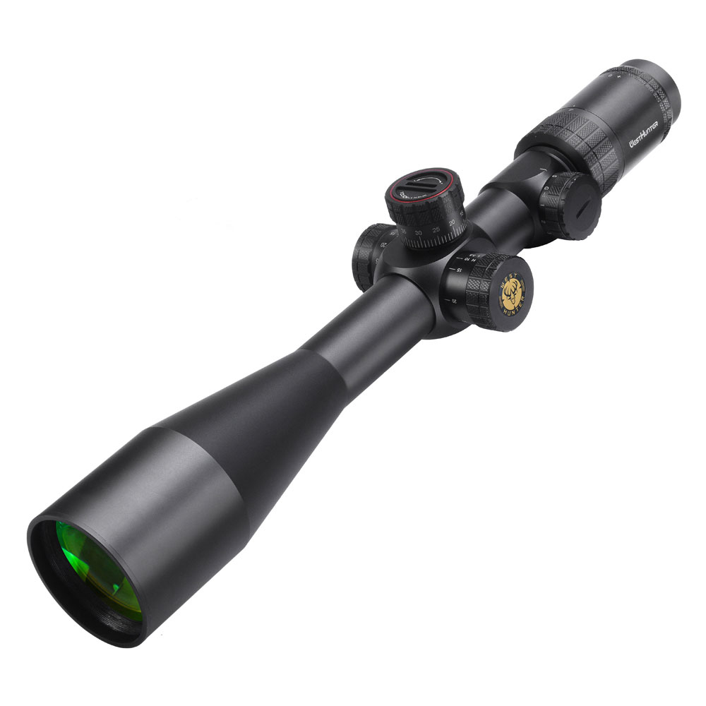 Red Green Illuminated Reticle Second Focal Plane Riflescope 30mm Tube Tactical Precision Shooting Scope WestHunter Optics HD-S 1-5X24 IR Rifle Scope 